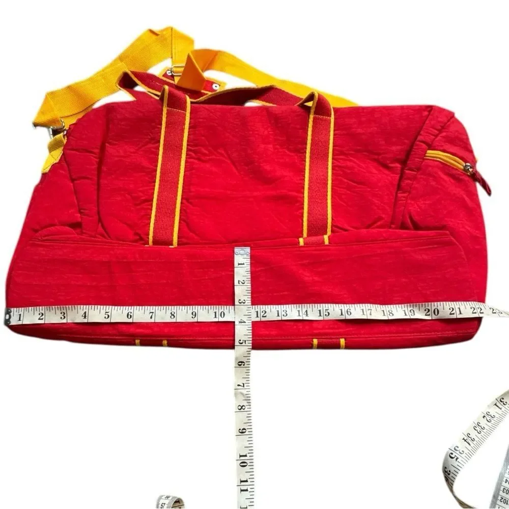 Alan Stuart Iowa State Cyclones Red Duffel Bag with Yellow Accents
